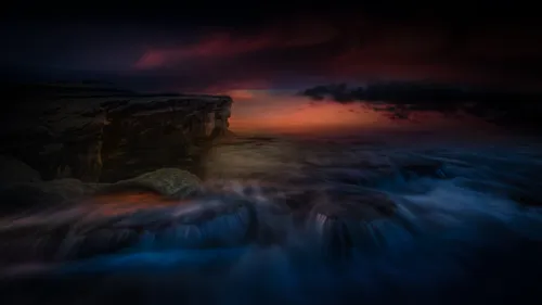 cgi-water-sunset