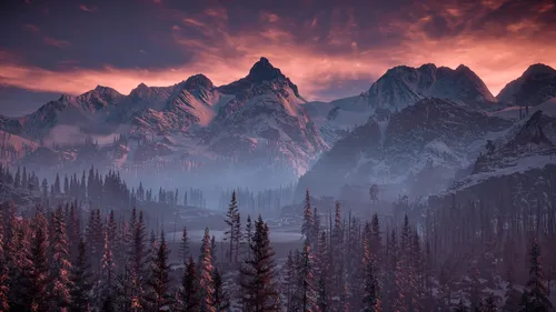 winter-mountain-woods