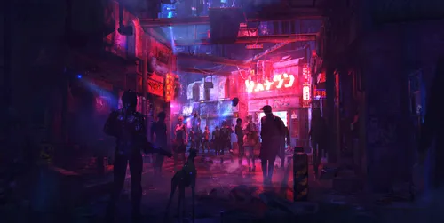 dystopic-cyberpunk-city